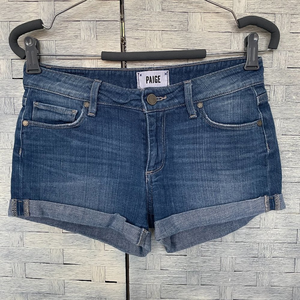 PAIGE Jimmy Jimmy‎ Sz 24 Denim Shorts Cuffed Blue Jean